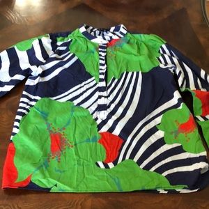 J Crew Popover style blouse size 8